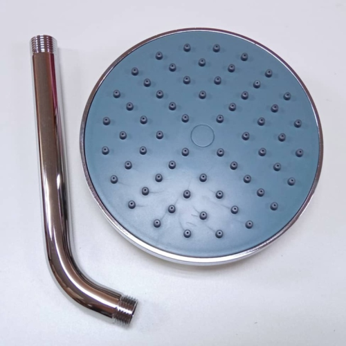 Brazo de Latón Cromo con rociador circular