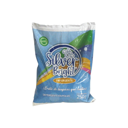 Detergente en polvo Silver Bright 250 g