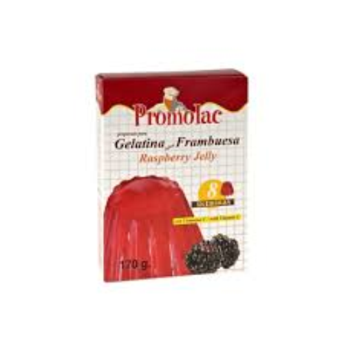 GELATINA FRAMBUESA PROMOLAC CAJA 170 G (2X85G)