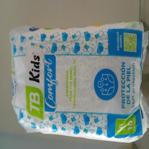 (MLC) CULEROS DESECHABLES P/BEBE MENOS 9KG A 14 KG TALLA L/3  (PAQTE 10 U) M/TB KIDS COMFORT-L10