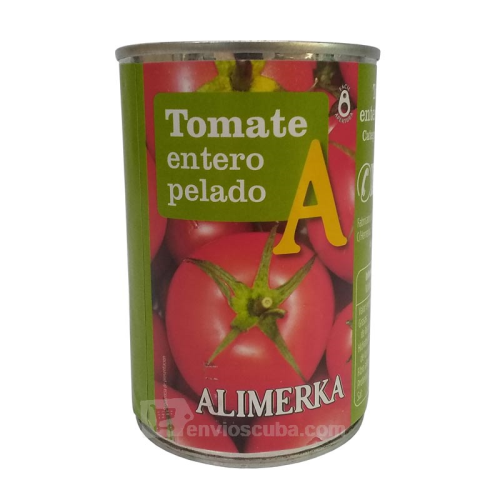 390 g-Tomate entero pelado