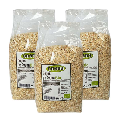 Copos de avena, 3x500 g